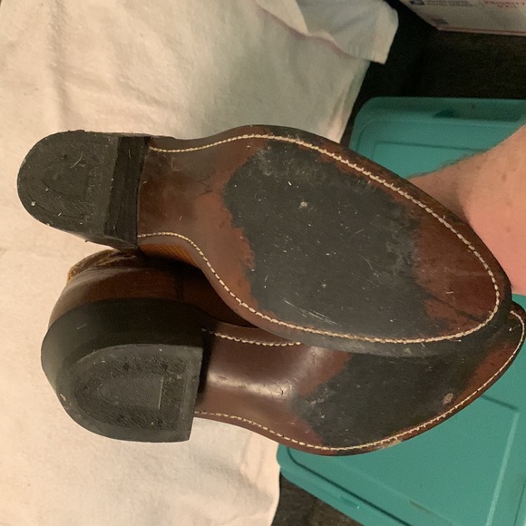 Brand unknown, size 10D, brown - Picture 4 of 7